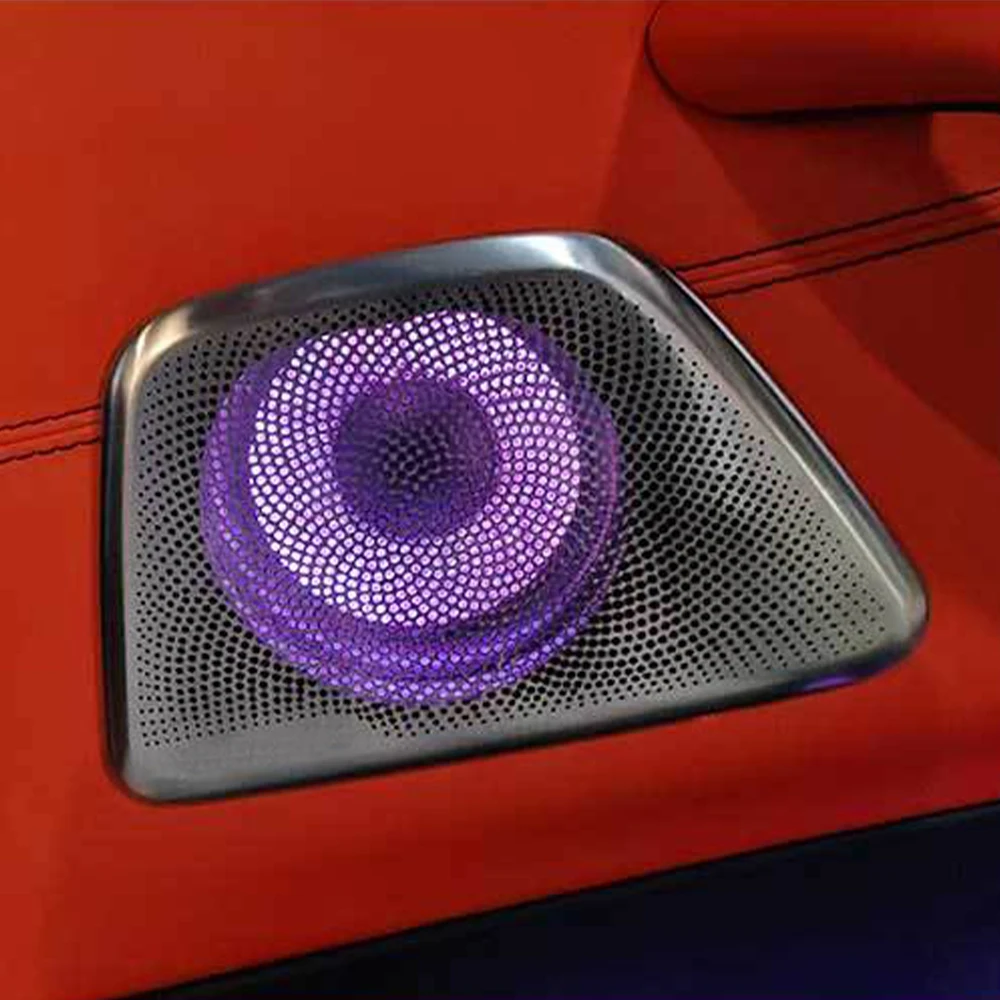 Kit de actualización de altavoz para BMW G32 GT, nueva serie 6, Tweeter de puerta, altavoz medio luminoso, cubierta de 11 colores, luz ambiental de Audio LED