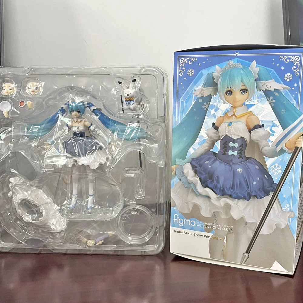 Hatsune Miku Figure FIGMA EX-037 Twinkle Snow Ex-054 Snow Princess Miku 014 Vocal Series Kawaii Anime Model Collectible Toy Gift