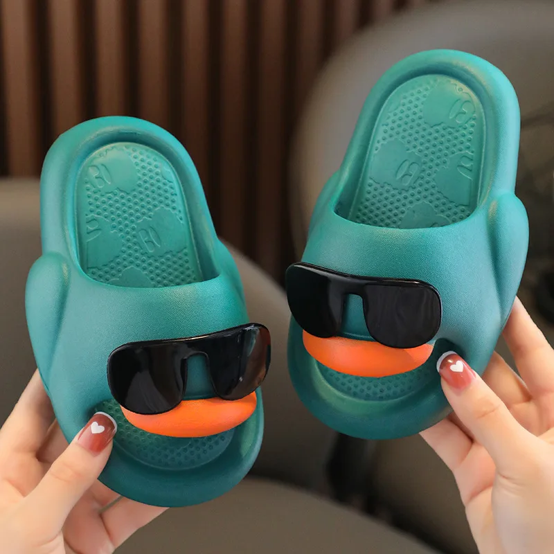 Children\'s Slippers Summer New Cute Kids Indoor Home Slides Non-slip Bathroom Shoes Boys Girls Soft Beach Sandals Slippers