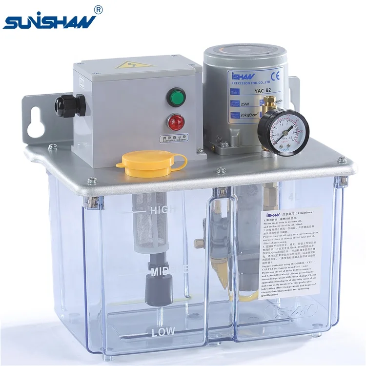 YAC-B2 YAC-H2 Thin Oil Volumetric OEM CE Thin Oil Automatic Positive Displacement Oiler Oiling Machine External PLC Control With