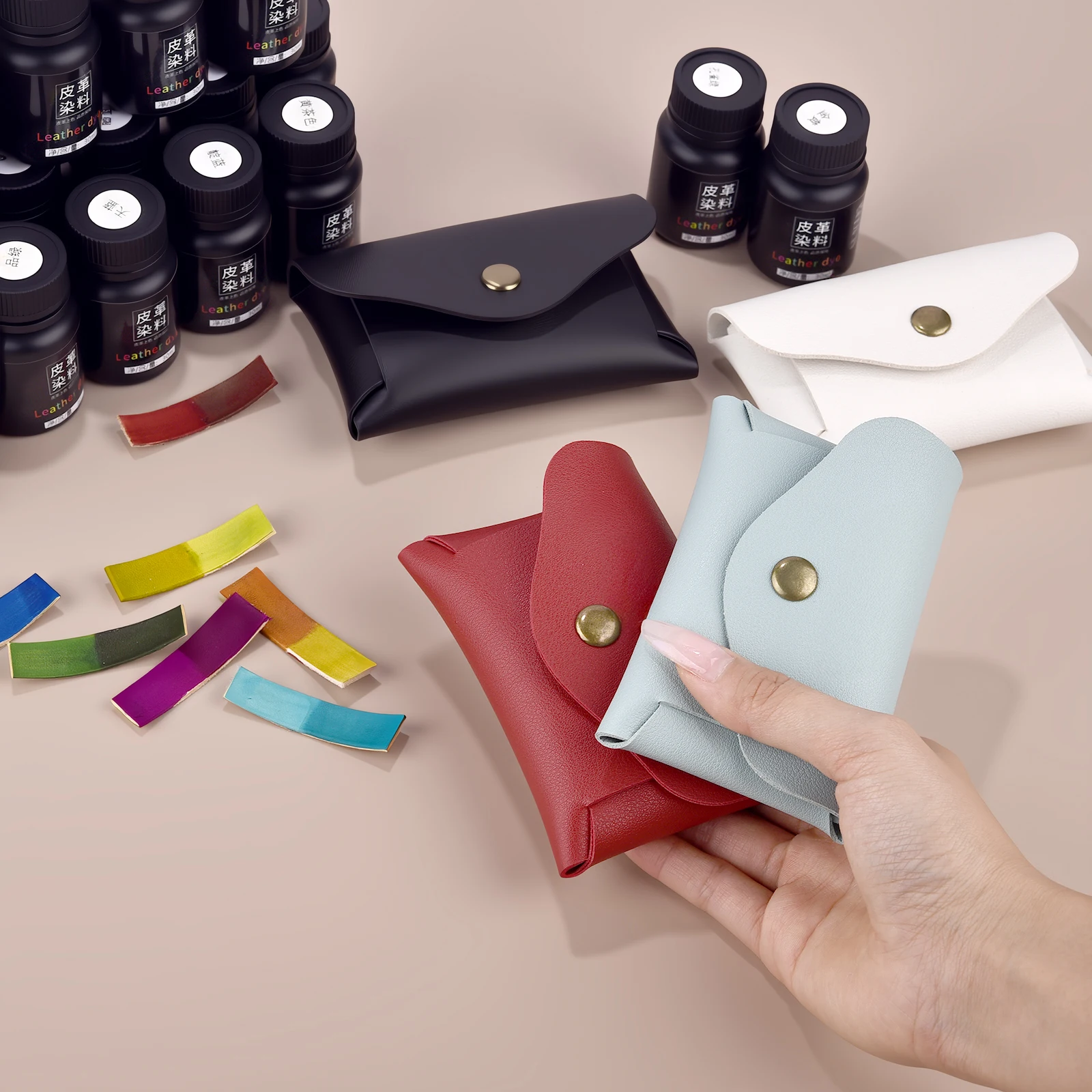 30ml Leather Coloring Pigment Dye Liquid Leather Repair Refurbish For Car Seat Bag Shoes Sneakers Leather Skin Care Crafts