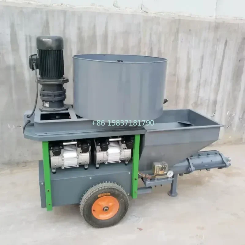 YG Customized Cement Mortar Sprayer Construction Mixing Pump High Performance Mortar Spraying Machine for Building Construction