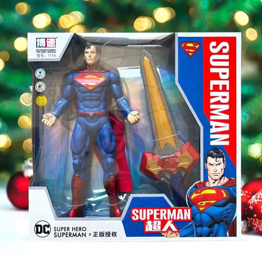 Neue Justice League Action Figure Dc Flash Batman Superman Modell Ornamente Kinder Spielzeug Cartoon Puppen Kinder Geburtstag Spielzeug Geschenke