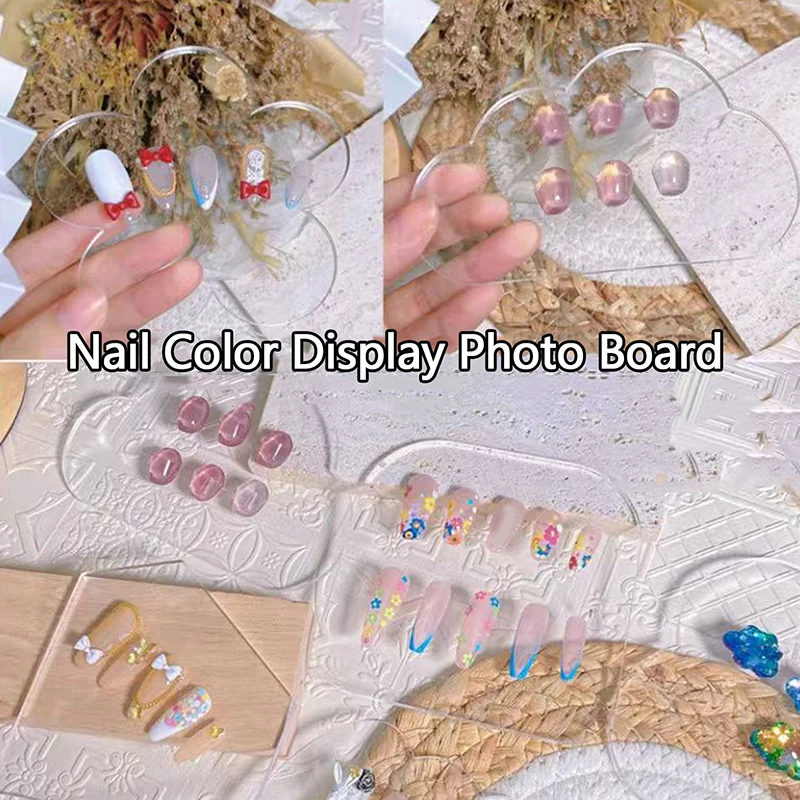 

Acrylic Nails Art Color Palette Nail Art Photo Showing Board Circular Irregular Cosmetic Color Palettes Multifunction Display