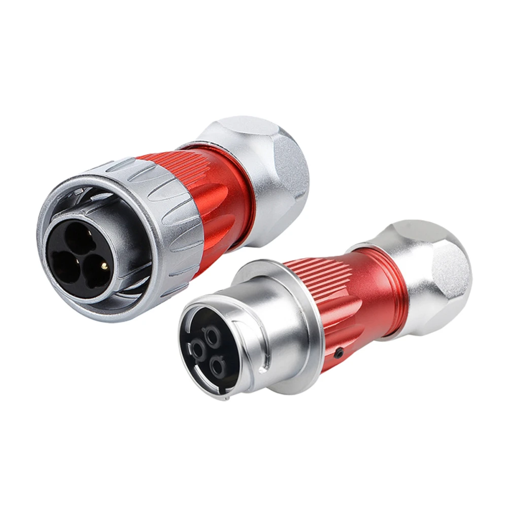 IP68 Rated DH24 Connector Waterproof Connector for contact Resistance 1.0m 3.0*3 for contact Size Partitioned Barrier Design 3