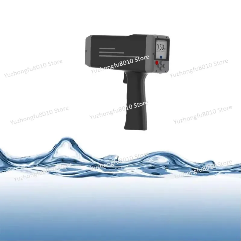 CE handheld radar flowmeter, portable open channel radar, river flow rate and flow measurement sensor, suitable for river cement