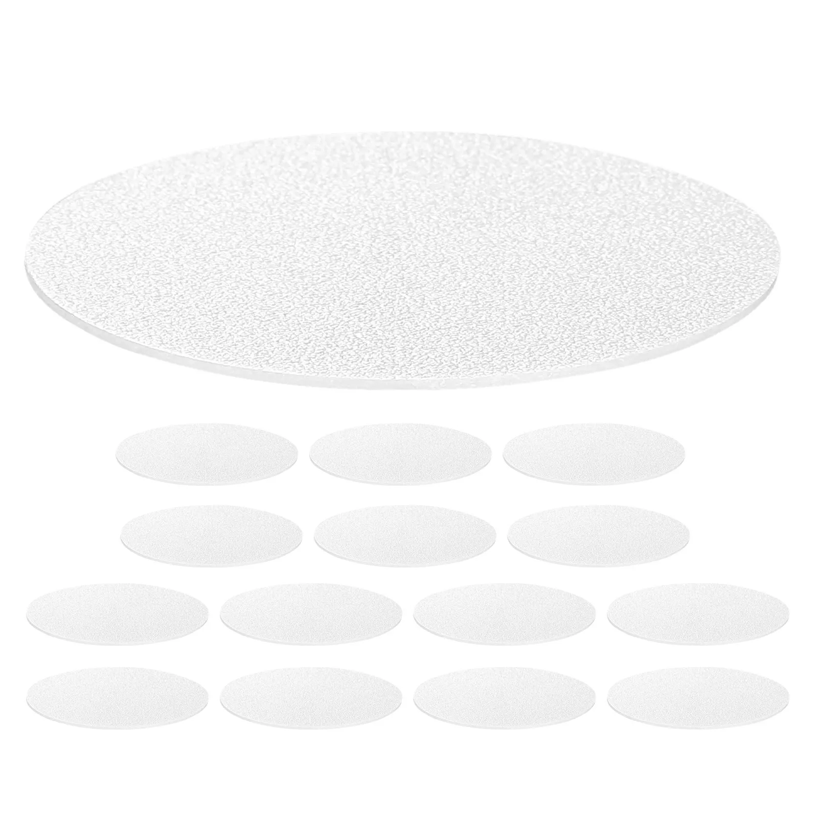 15Pcs Recessed Downlight Diffuser Covers Pc Light Diffuser Panels Softening LED Ceiling Lamp Shade Diffusers Lamp Shade Cover