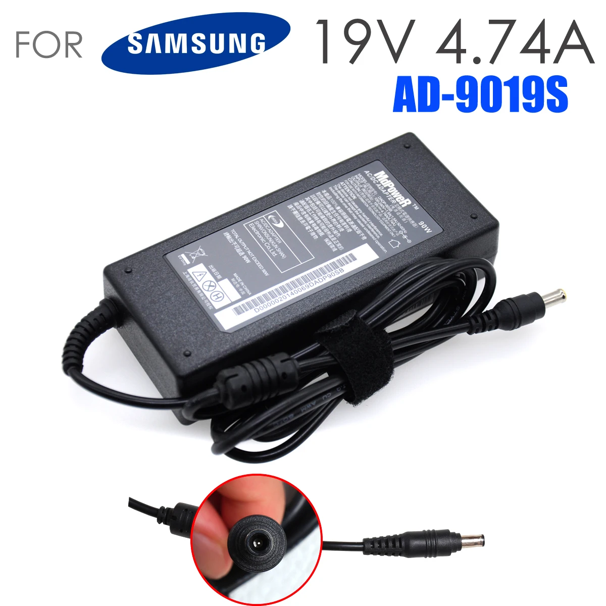 For samsung NP700Z5C NP900 NP900X1B NP550P7C NP670Z5E NP700Z3C NP700Z4  laptop power supply AC adapter charger 19V 4.74A