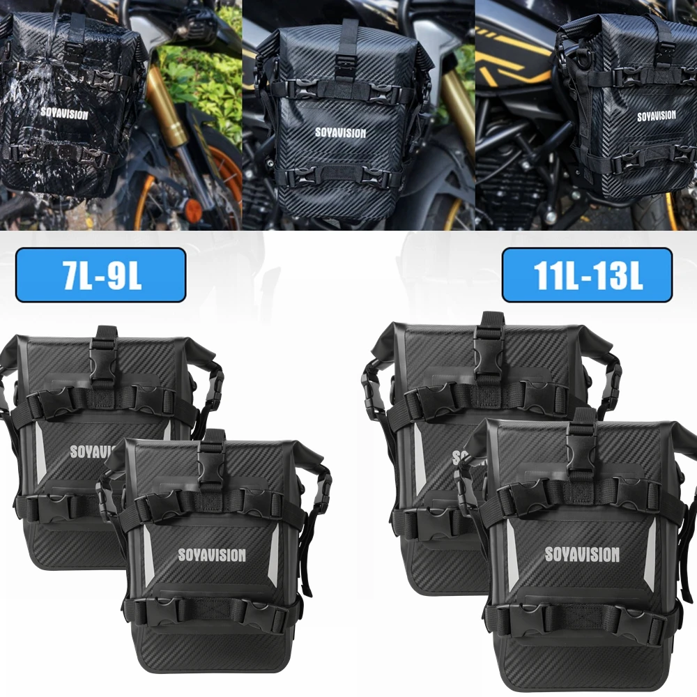 

For BMW R1200GS R1250GS ADV For HONDA NC750X CB500X Motorcycle Frame Crash Bars Waterproof Bag Bumper Repair Tool Placement Bag