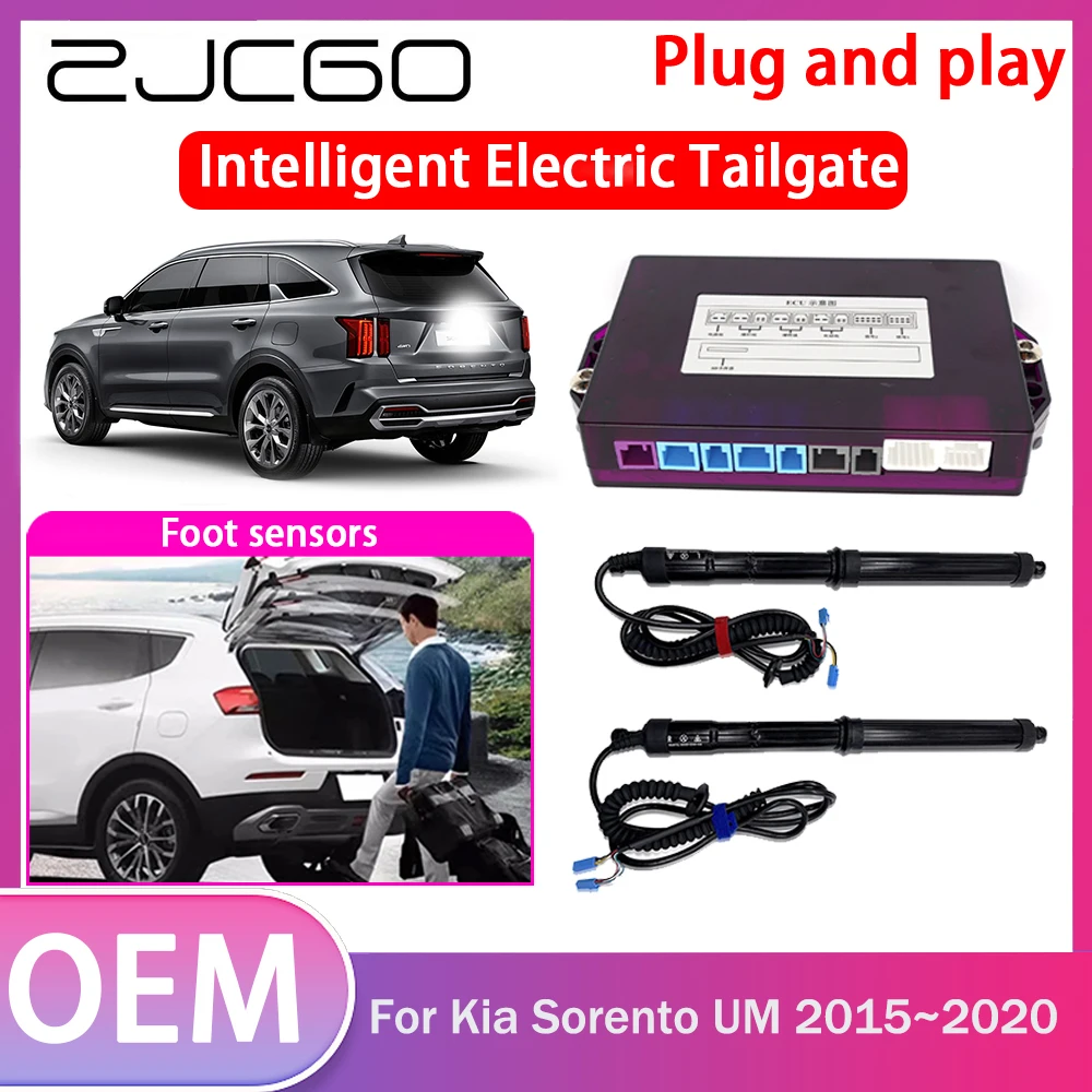 

ZJCGO Electric Tailgate Lift Drive Trunk Opening Tail Gate Lift Soft Close For Kia Sorento UM 2015 2016 2017 2018 2019 2020