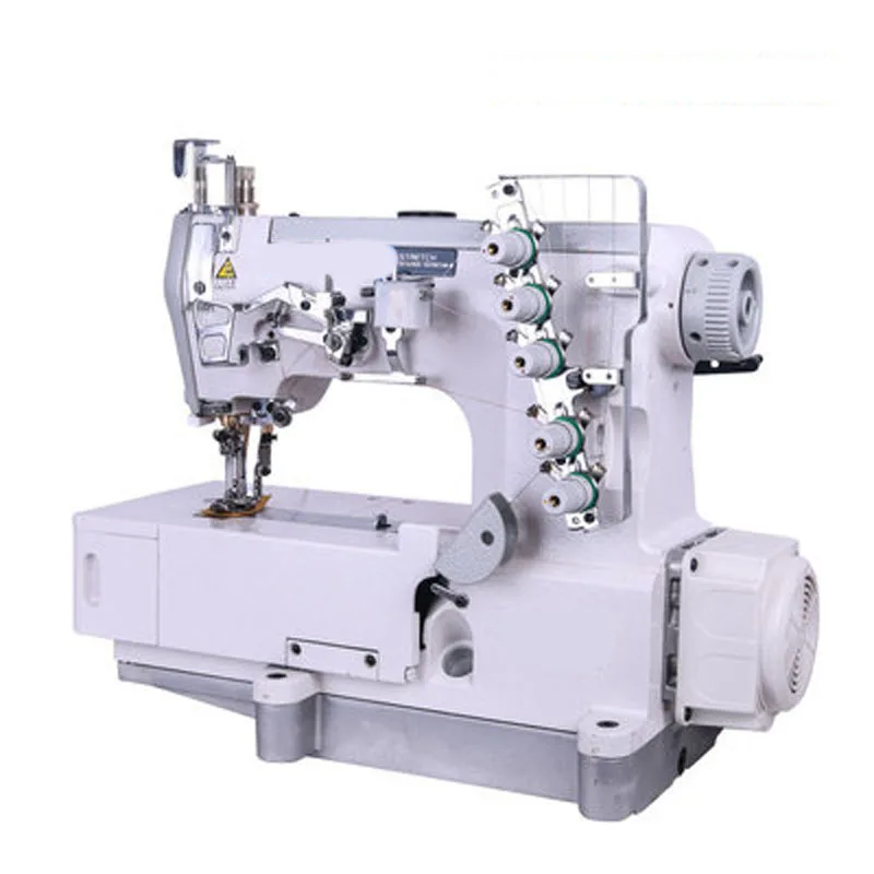 Fully Automatic Sewing Machine High Power Speed Stretch Direct Drive Three Needles Five Lines Industry Sewing Machine