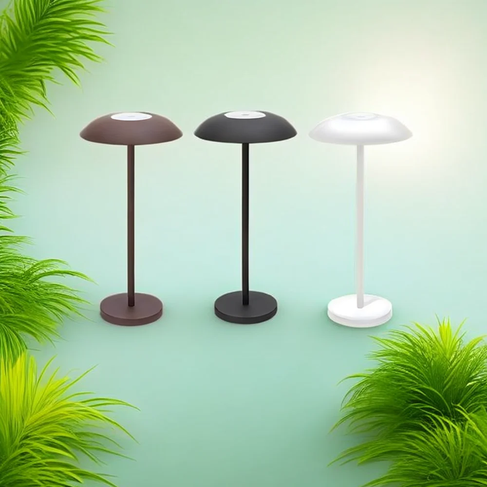 Simple advanced 3 colors LED touch adjustable light, suitable for hotel bar bar cafe table decoration light