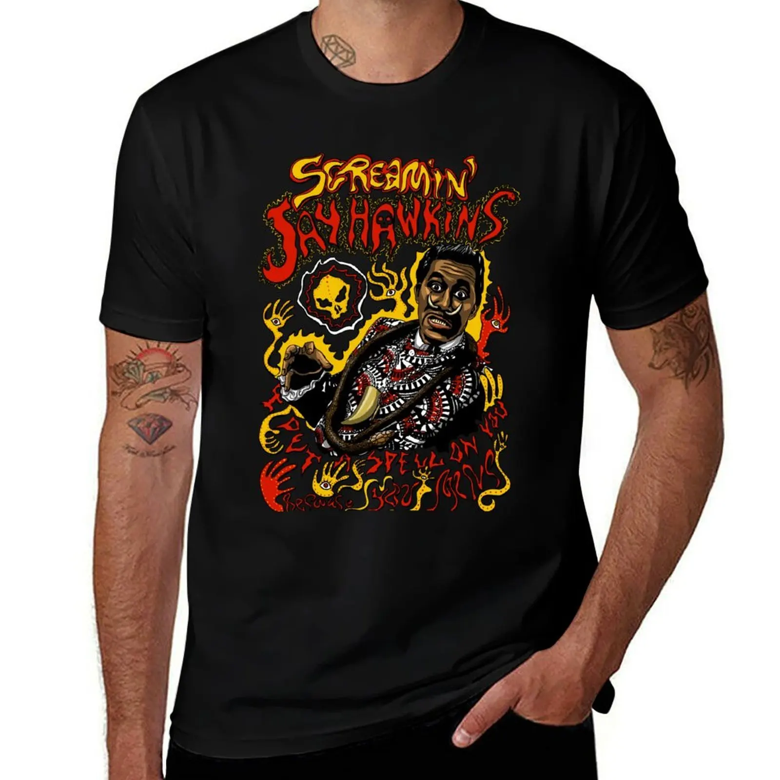 Screaming Jay Hawkins T-Shirt Breathable Gym Short Sleeve T-Shirt
