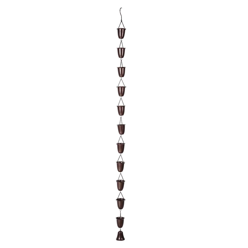 

Iron bell, southern cast iron metal wind bell, pentagonal flower bell, scenic area, temple gift pendant, hanging decoration