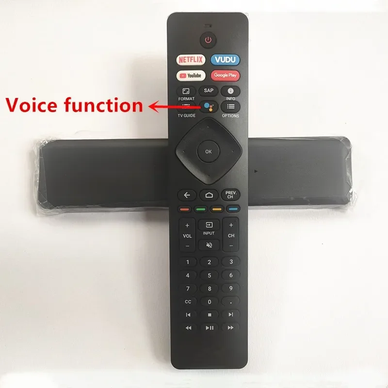 

Suitable for Philips Bluetooth voice remote control 43PFL5766/F7 NH800UP RF402A-V14 50PFL5704/F7 55PFL5604/F7 Android4K smart TV