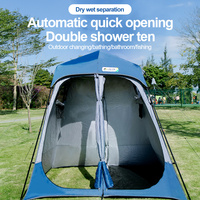 Shower tent  two person outdoor quick opening toilet changing tent privacy waterproof Pop up Instant fishing camping tent