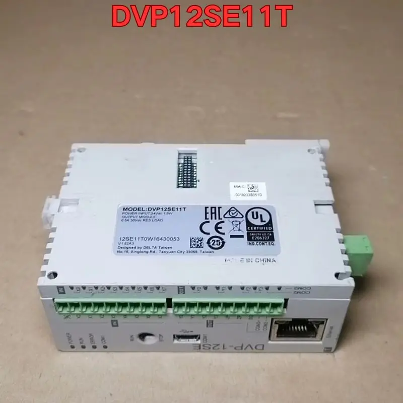 Second-hand PLC module DVP12SE11T function test is normal