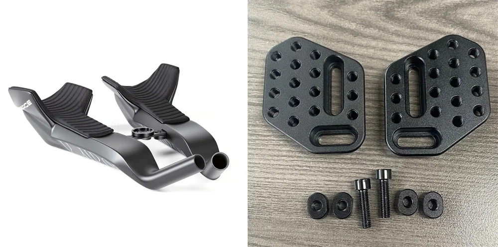 KAIROS Full Carbon Fiber Aero Bar Triathlon Ruststuur met verstelbare armsteunen Tideace Triathlon Stuurverhoger Kit