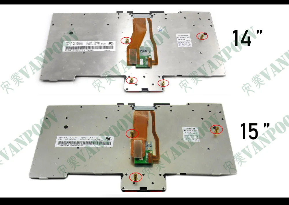 Scandinavische Nordic Deense Laptop Toetsenbord voor IBM Thinkpad R50 R50e R50p R51 R51e R52 T40 T41 T41p T42 T42p T43 39T0774 39T0590