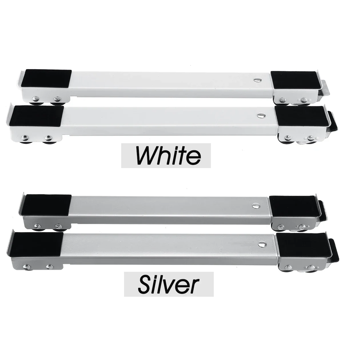 

300KG White Washing Machine Heavy 45-70cm Appliance Wheel Trolley Roller Stand For Washing Machines Dishwashers Fridges Dryers