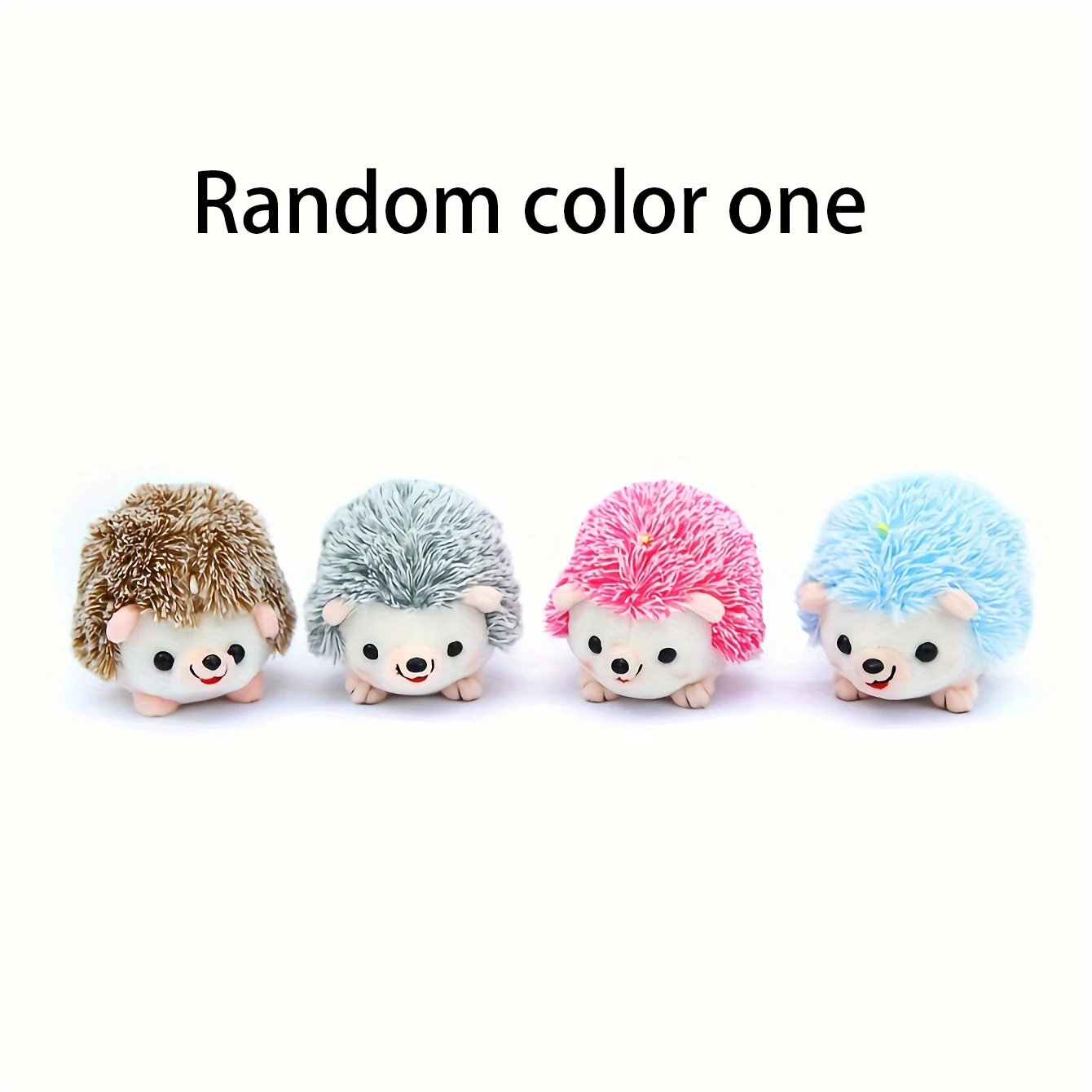 1pc Random Color Hedgehog Design Pet Grinding Teeth Plush Toy, Durable Chew Toy For Dog Interactive Supply