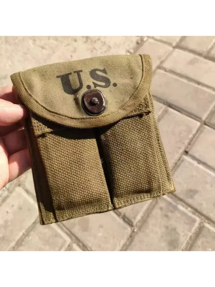Sac de magazine en toile carabine M1 M2 de l'armée américaine de la Seconde Guerre mondiale 1943
