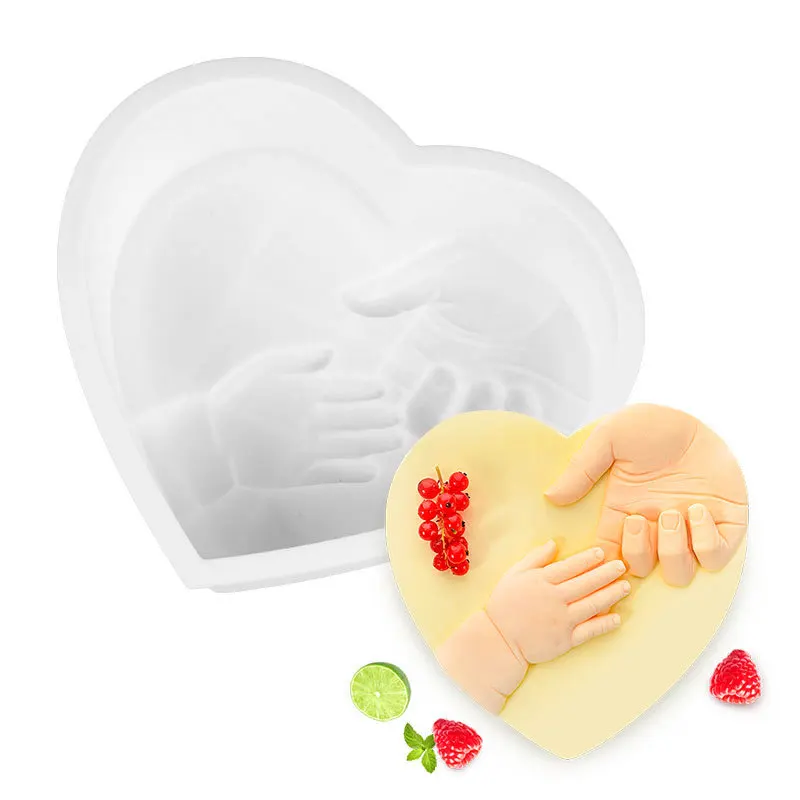 Heart Hand Foot Face Silicone Cake Mold for Chocolate Mousse Ice Cream Jelly Pastry Dessert Bread Bakeware Pan Decorating Tools