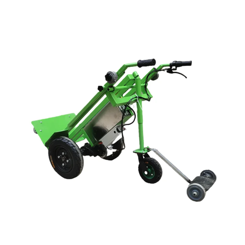 forNew electric trolley fully automatic moving car flat transport car two-wheel site tile decoration special