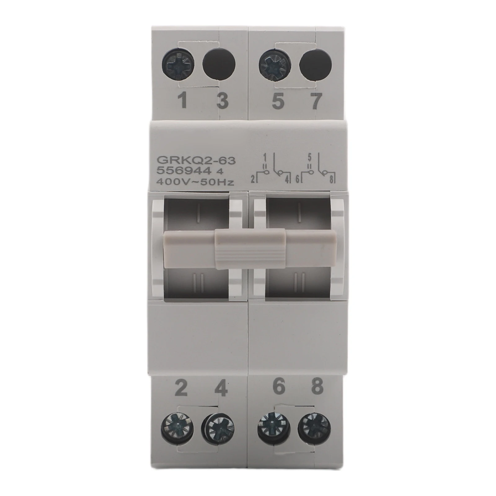 32A Isolation Switch Product Size 81*56*36mm Dual Power Switch Compact Design DIN Rail Mountable Easy Installation For Home Use