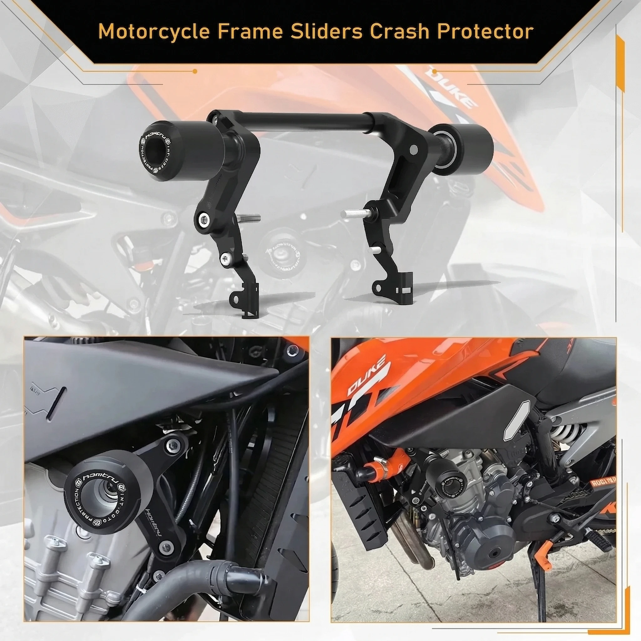 

Защитные слайдеры для рамы мотоцикла KTM 790 890 Duke 2018-2023