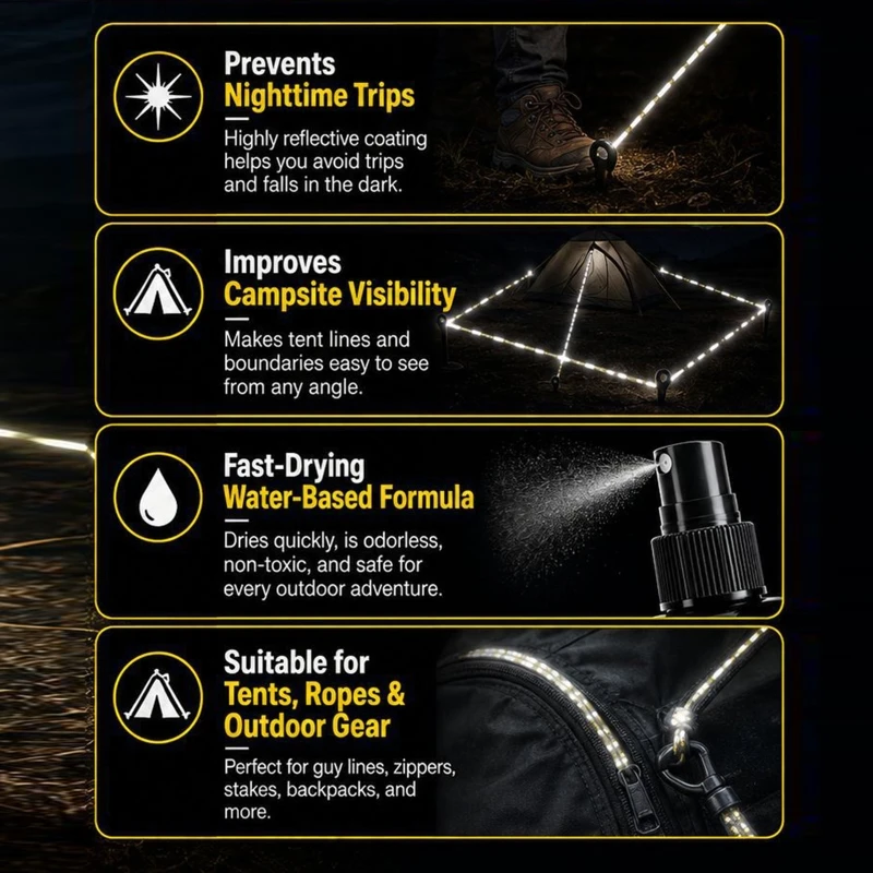 M76E Reflective Sprayer Paint Marking Coating for Roadside Signs and Camping Gear