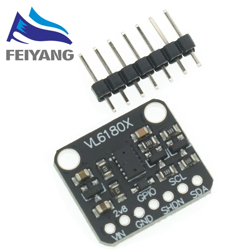 1PCS VL6180 VL6180X Range Finder Optical Ranging Sensor Module for Arduino I2C Interface 3.3V 5V gesture recognition