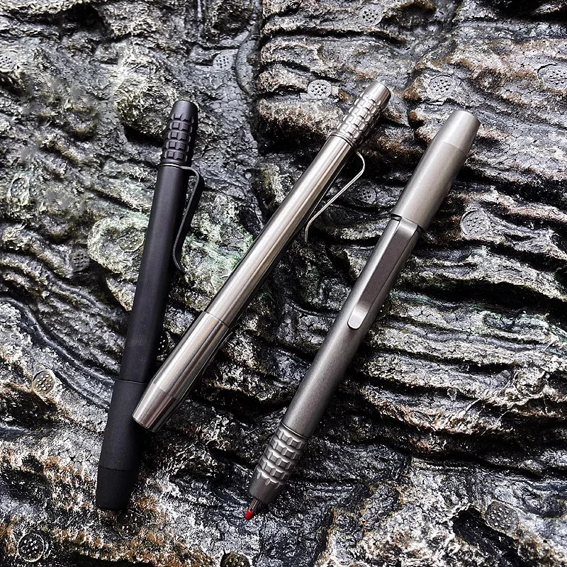 Titanium Alloy EDC Magnet Design Pen With Writing Multi-functional Portable Tools Pen Ball Point Pen