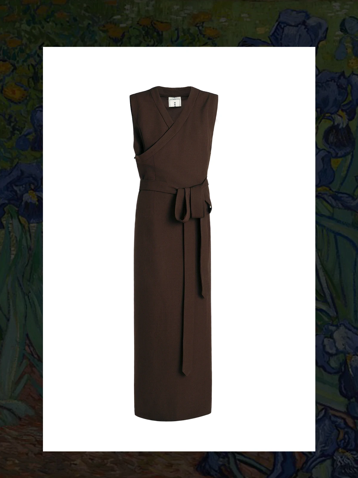 Mori Style Artistic Floral Vintage Oil Painting Dress Women's Tibetan