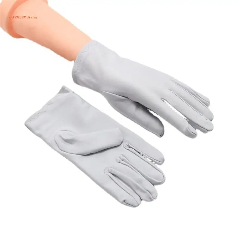 Paquete 2 manoplas spandex suaves guantes protectores manos guantes uso diario