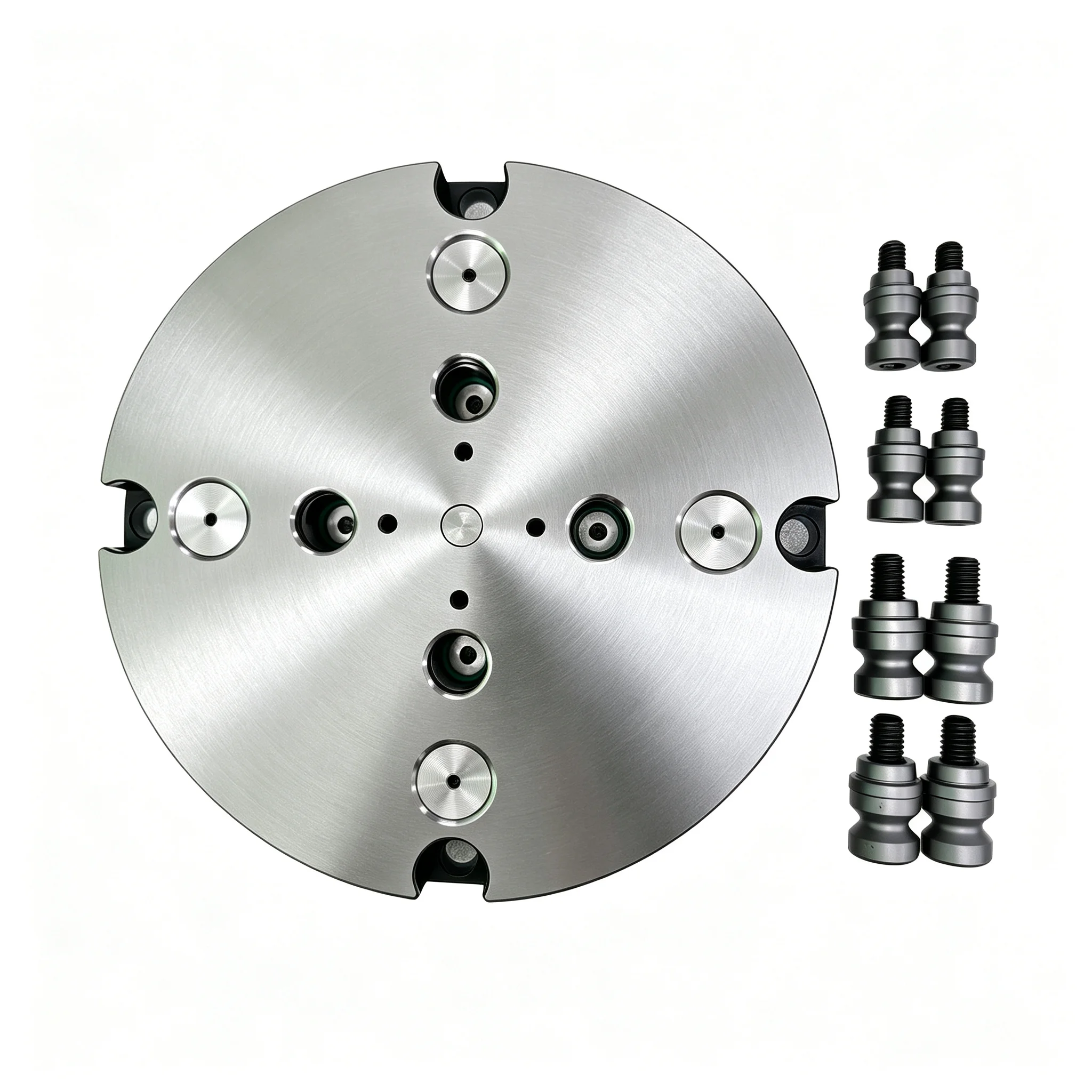 4-axis 5-axis precision turntable fixture NK-D96-D52-D200 large circular zero point positioning plate hole position