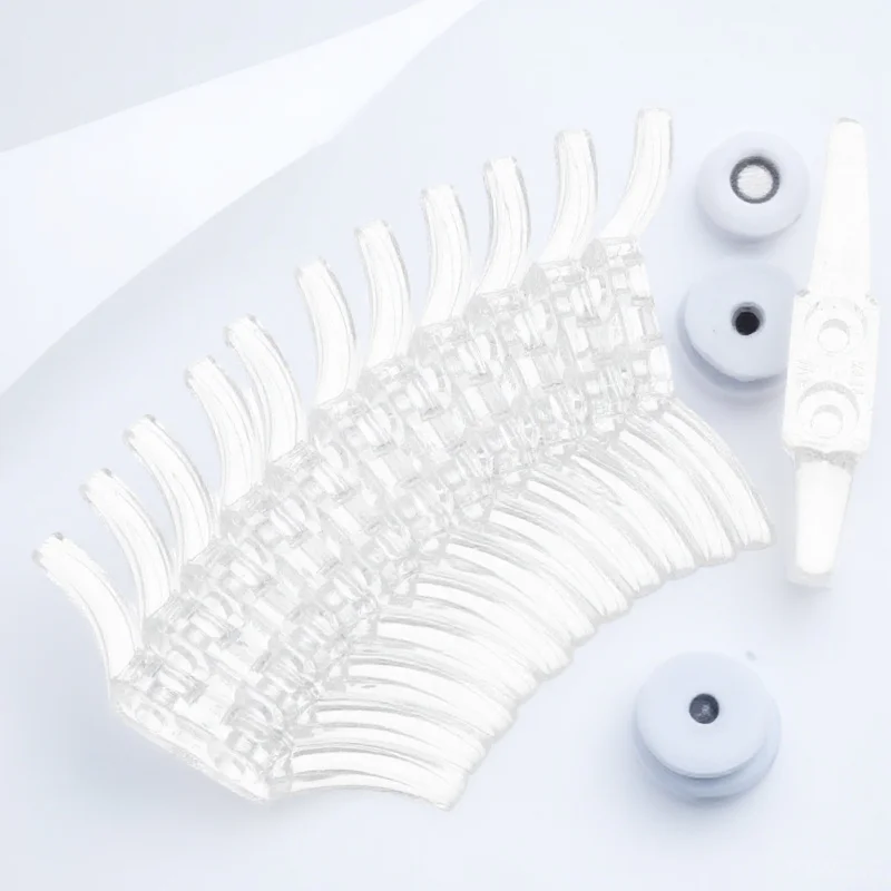 12 قطعة نافذة المرابط شفافة أعمى حبل الحبل المرابط للستائر حامل الحبل تصاعد مسامير وشملت خفيفة الوزن الاكريليك المنزل #1