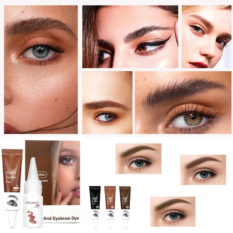 Lash Color Brow Tint Lasting Semi-Permanent Eyelash & Eyebrow Color Dropship