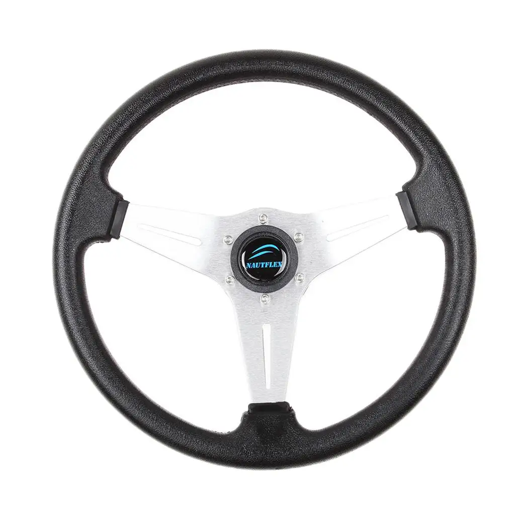 Marine Boat Steering Wheel 3Spoke Stainless Steel 13 1/2