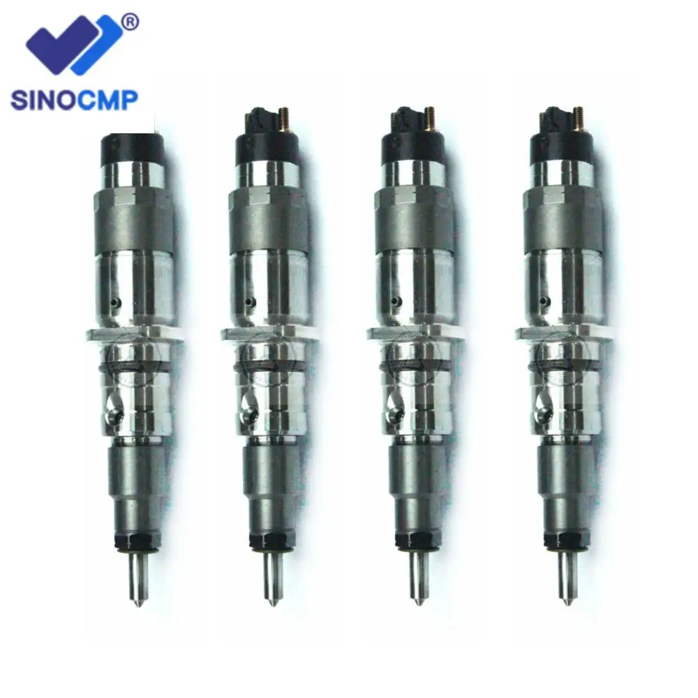 

4Pcs New Common Rail Diesel Injector set 4945463 3965749 4993482 0445120133 For Cummins Engine Truck QSL QSL9