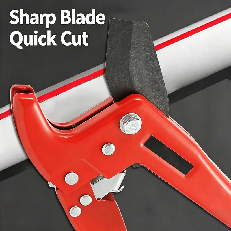 32mm 42mm SK5 Sharp Blade PVC PPR Pipe Cutter Labor Saving Quick Cut Plastic Tube Shear DIY Plumbing Water Pipe Repair Hand Tool