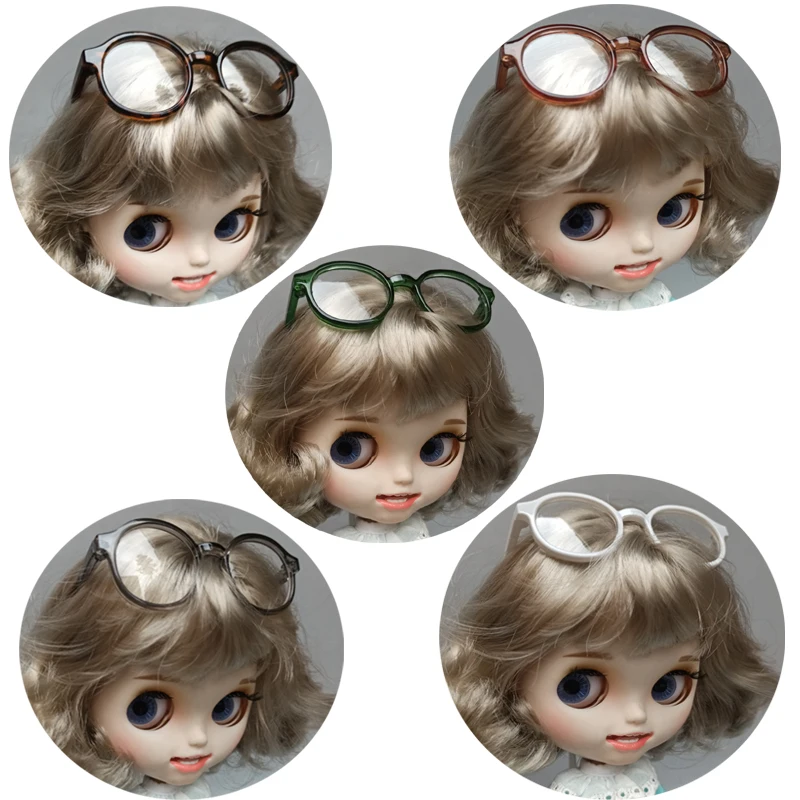 20cmEXO cotton doll glasses doll transparent glasses small rag doll salon doll tide brand transparent glasses