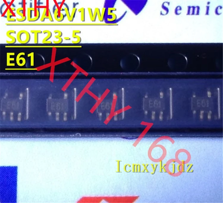 10Pcs/Lot  ESDA6V1W5 E61 SOT-353 New Oiginal 