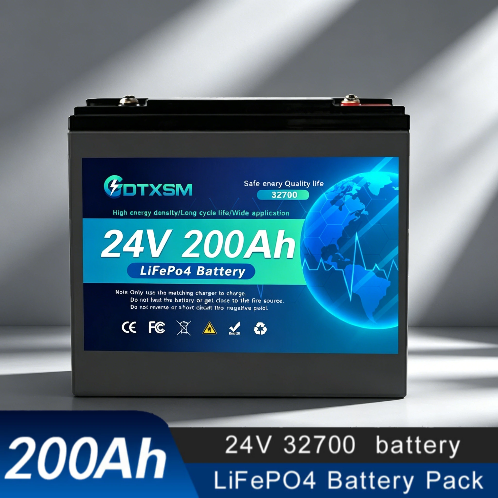 

32700 Original 24V100AH-200AH LiFePO4 battery High-capacity Perfect for Solar Power Systems,RVs, Marine Vessels, Off-Road Trips
