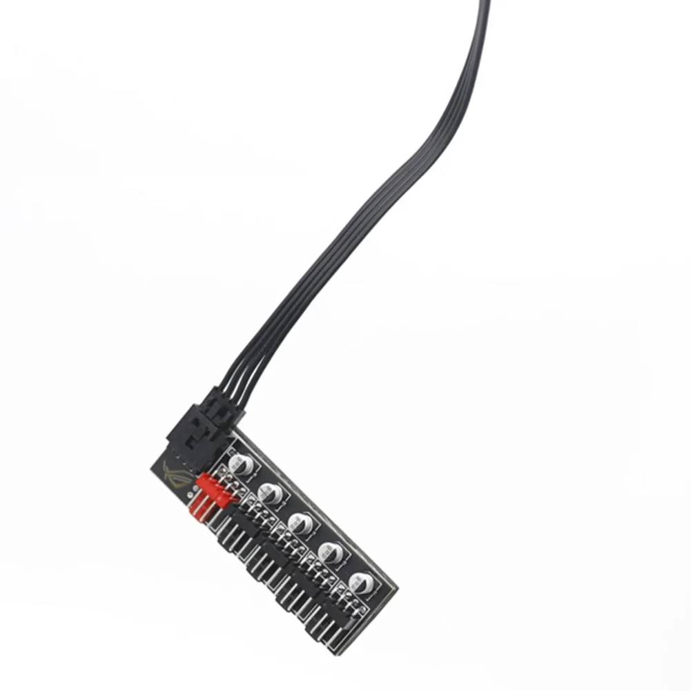 PC Fan Hub Splitter Snelheid 5-poorts controlleradapter voor 4-pins PWM-koeler Koelventilator Computerkabels Connectors Accessoires