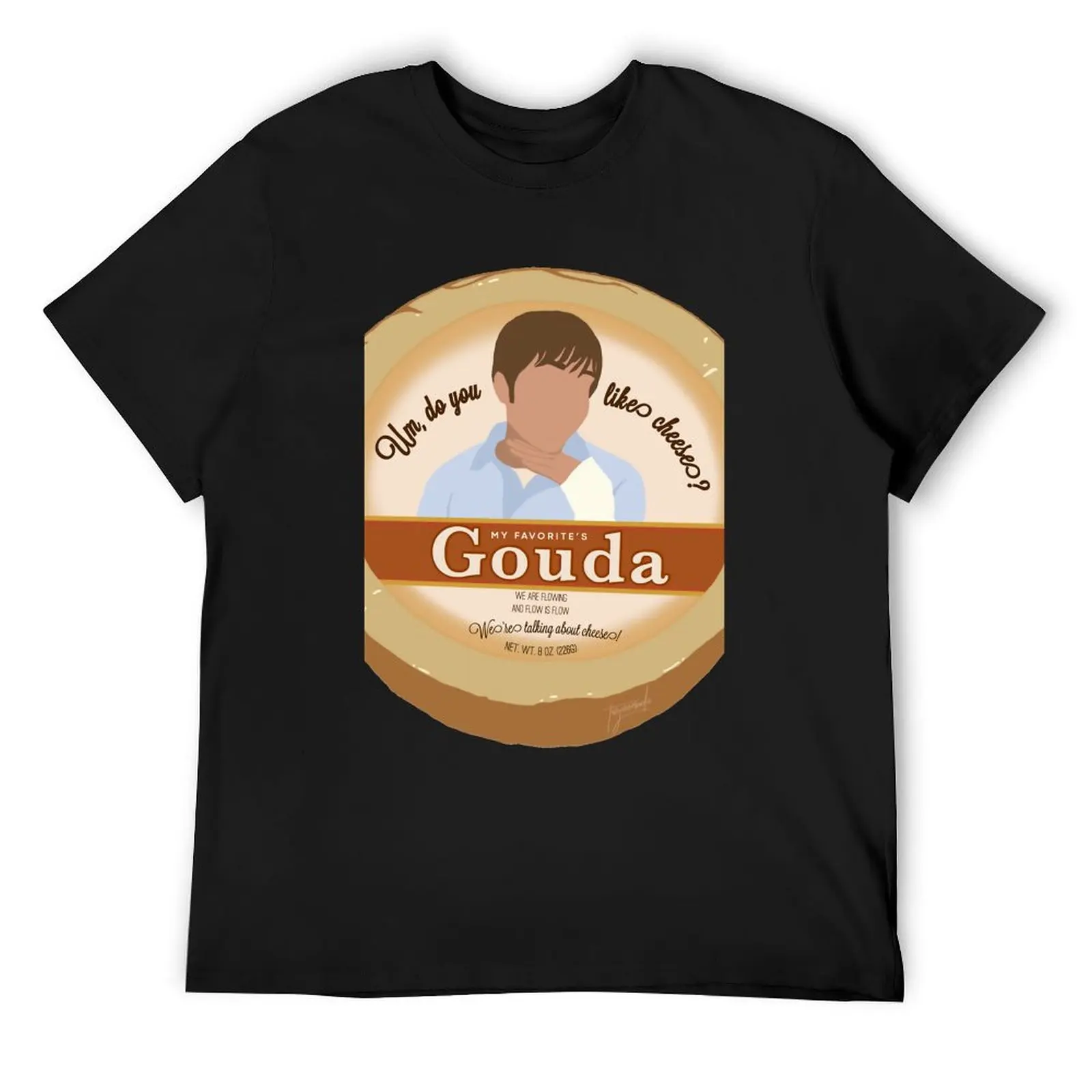 Ella es el hombre (2006) Gouda Cheese t t Camiseta moda coreana camisas holgadas camisas de diseñador ropa de diseñador para hombre