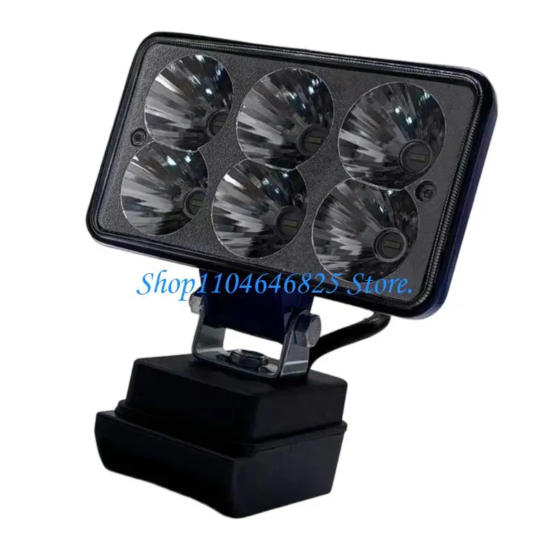 Practical Plastic Frame Emergency Light with on off Switches and Universal Battery Compatibility Suitable for Nighttime Repairs