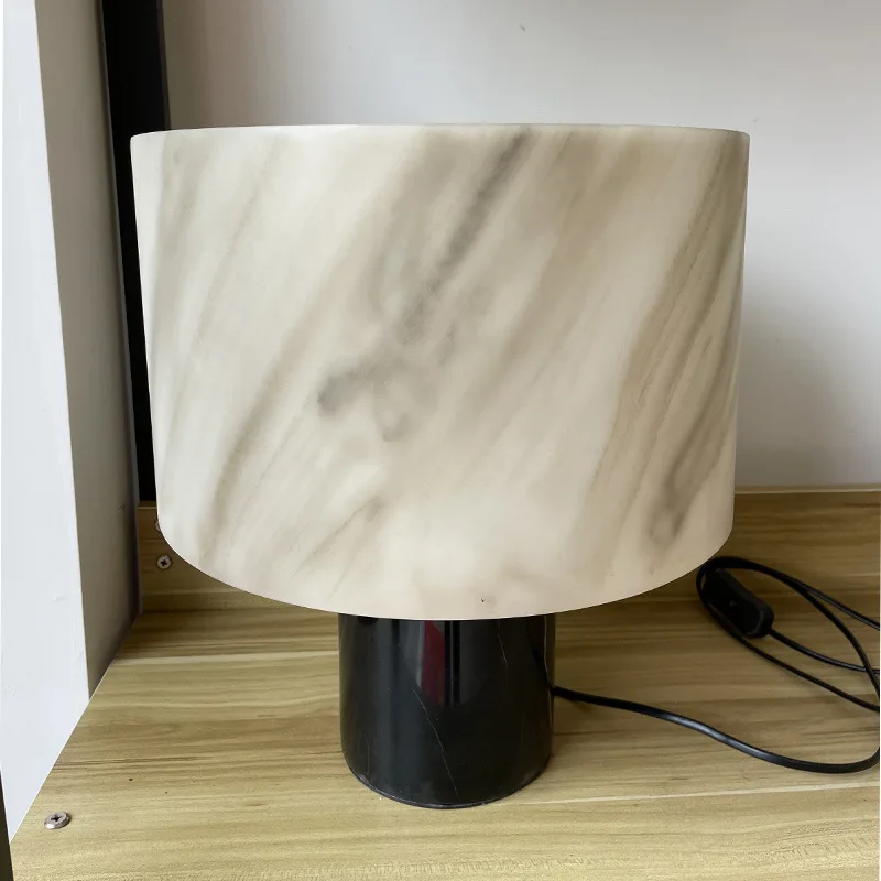 Marble decorative table lamp designer model room living room study simple ornament table lamp