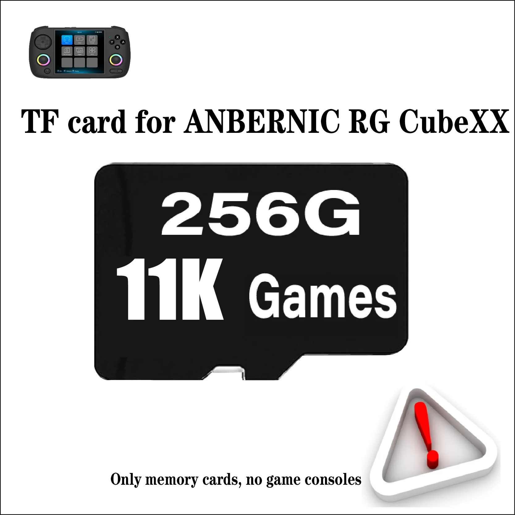 Carte mémoire pour console de jeu rétro, RG Toxic, BEXX TF, 256G, 256G, jeux PSP, carte SD, RGprofits ic BEXX, 11000 jeux