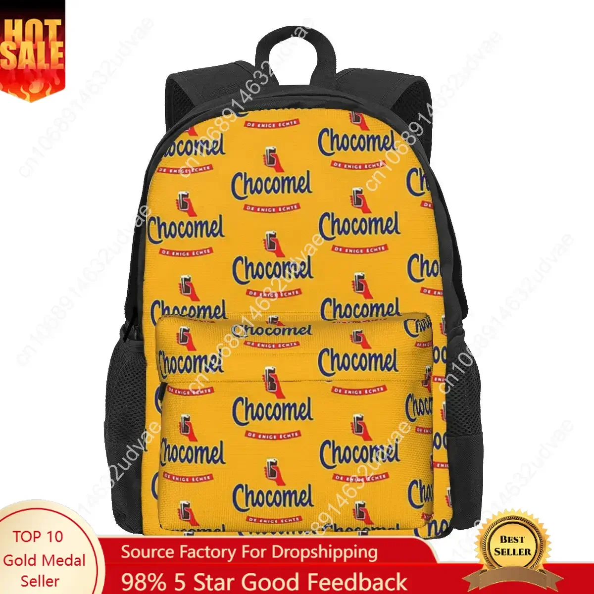 

Chocomel Chocolademelk Nederland Backpacks Boys Girls Bookbag Students School Bags Kids Rucksack Travel Rucksack Shoulder Bag
